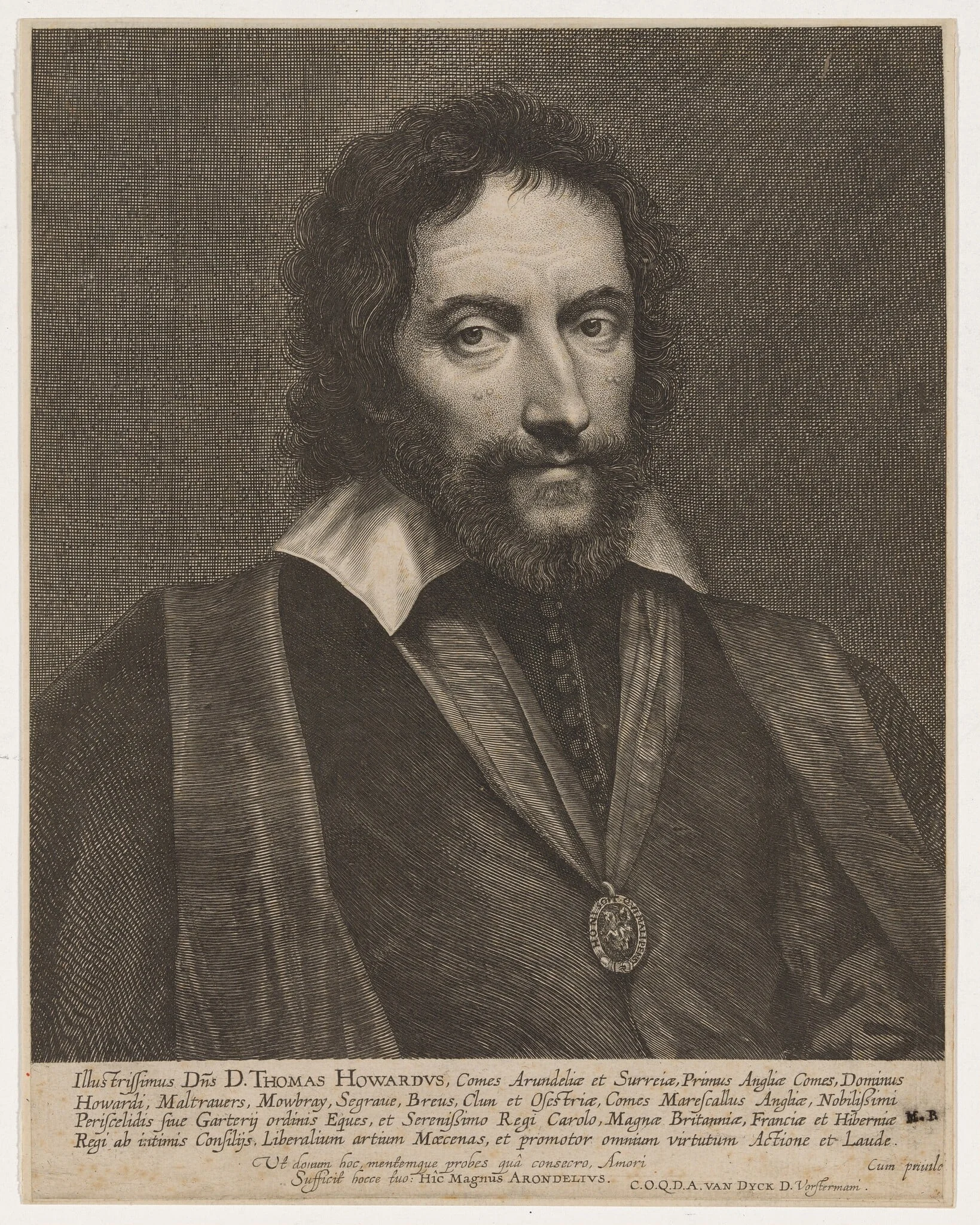 Thomas Howard, Earl of Arundel, detail