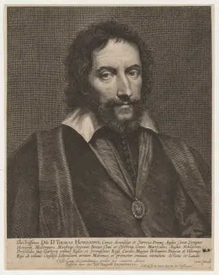 Thomas Howard, Earl of Arundel, by Lucas Emil Vorsterman, ink, 1635
