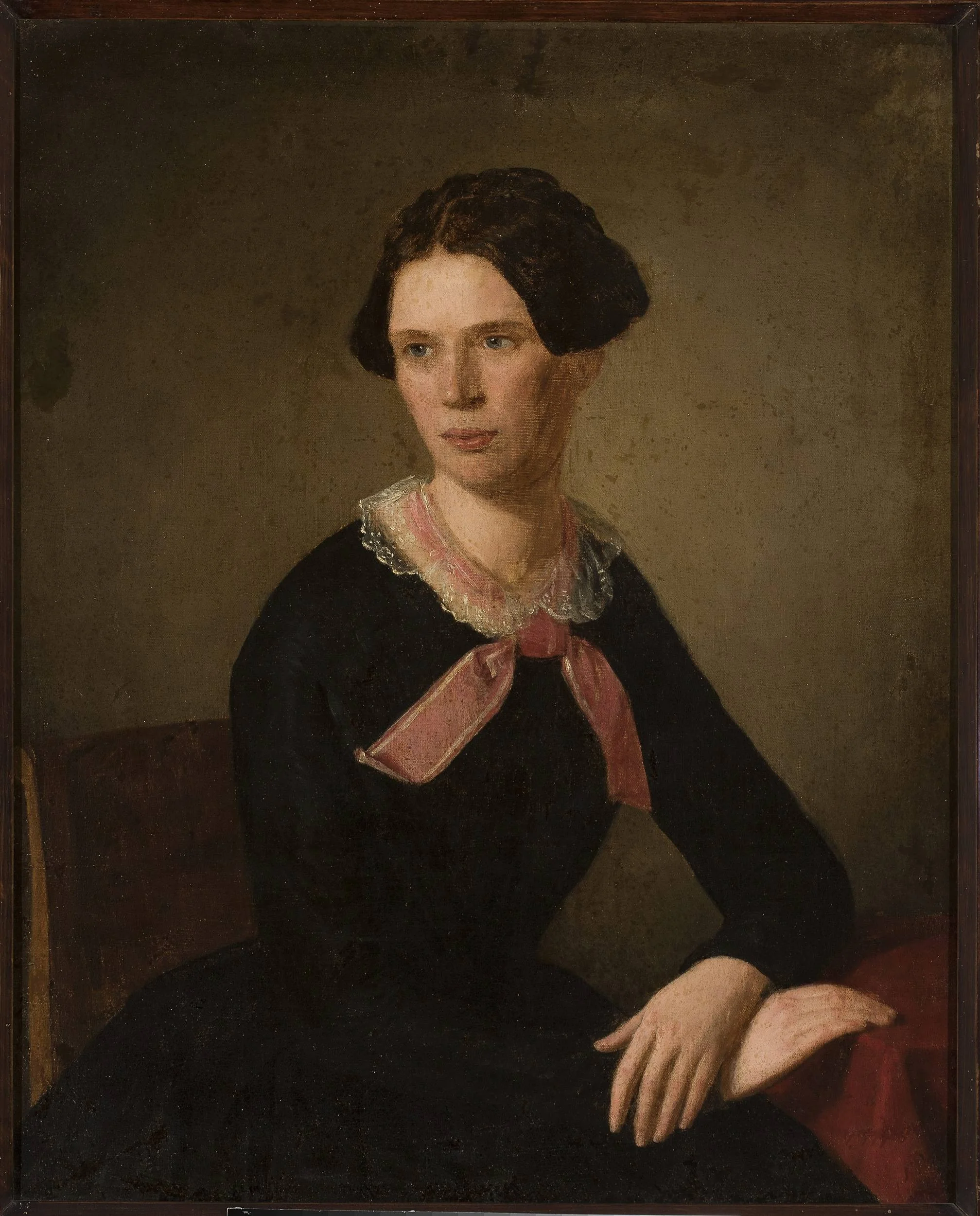 Portrait of Leokadia Krupska, sister of Bonifacy, detail