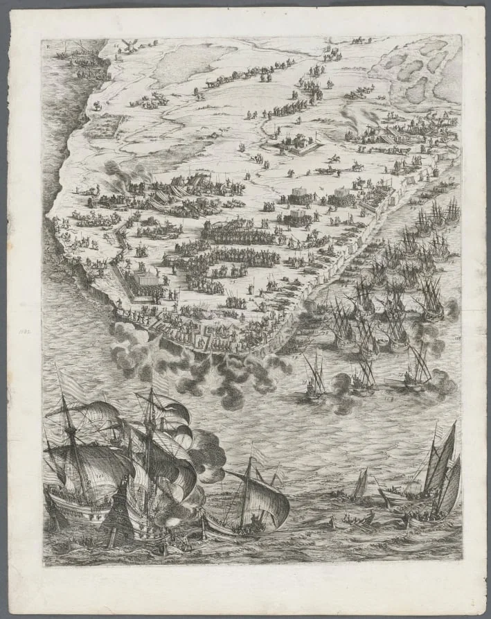 The Siege of La Rochelle: Plate 10, detail