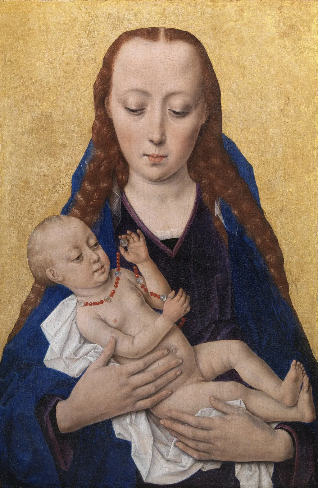 Virgin and Child, by Dieric Bouts, oil, 1450