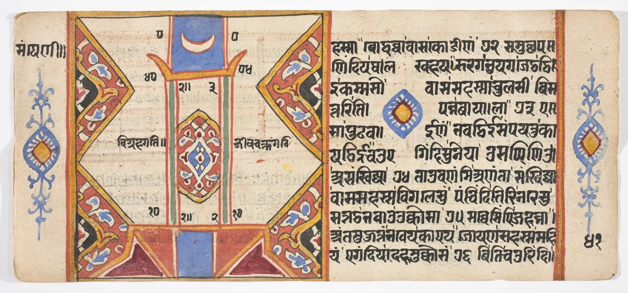 Tantric Manuscript "Sangrahani Sutra", detail