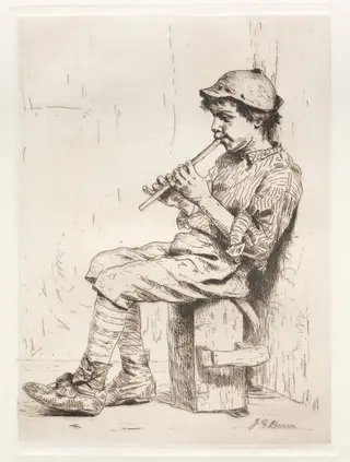 Business Neglected, by John George Brown, 1881