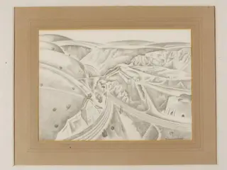 Chee Dale, Derbyshire, by Edward Wadsworth, 1922