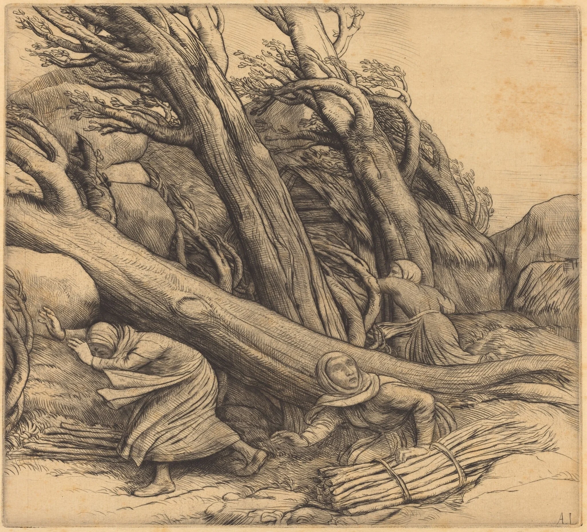 Tornado (Le typhon), detail