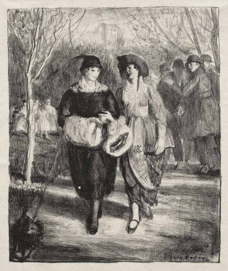 Spring, Central Park, detail