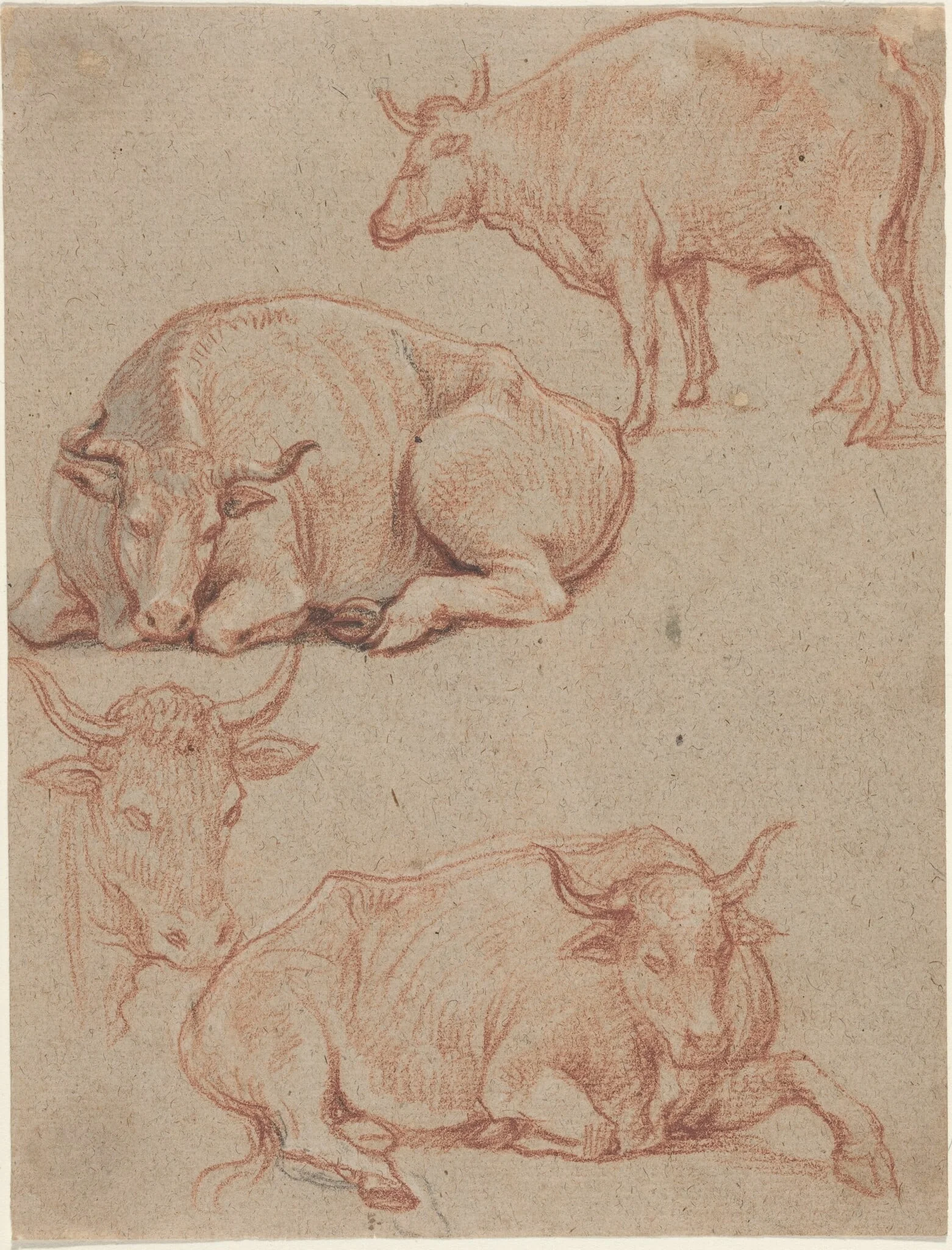 Four Cows, detail