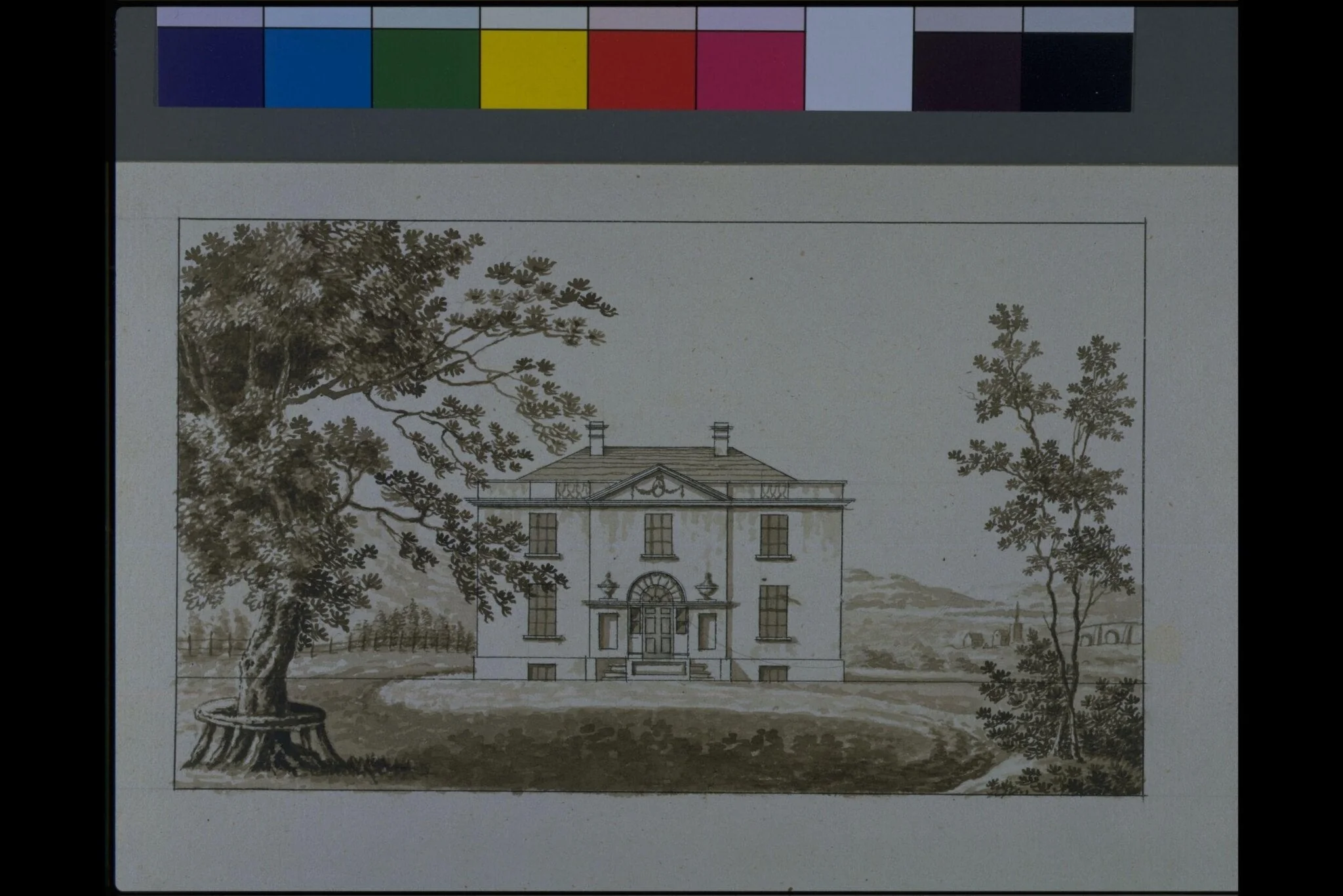 Front Elevation of the same, detail