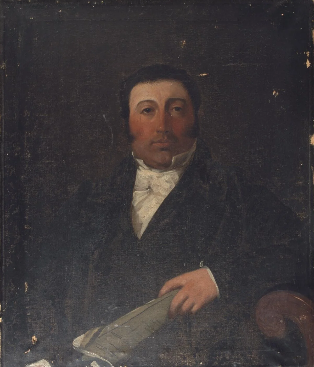 George Bowen of Llwyngwair III, detail