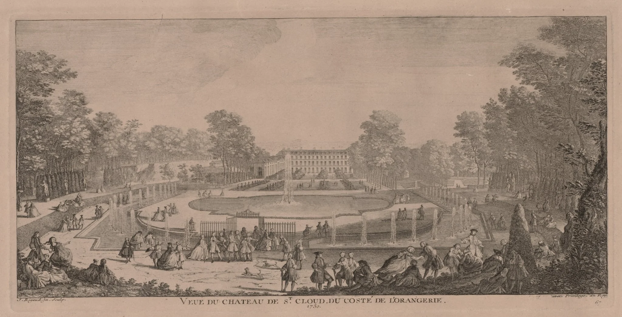 Chateau St. Cloud, detail
