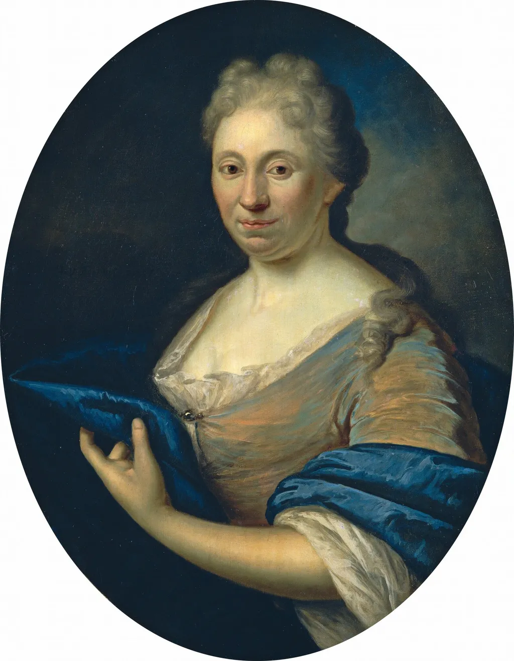 Anna de Peyster (?), by Frans van Doornik, oil, 1731