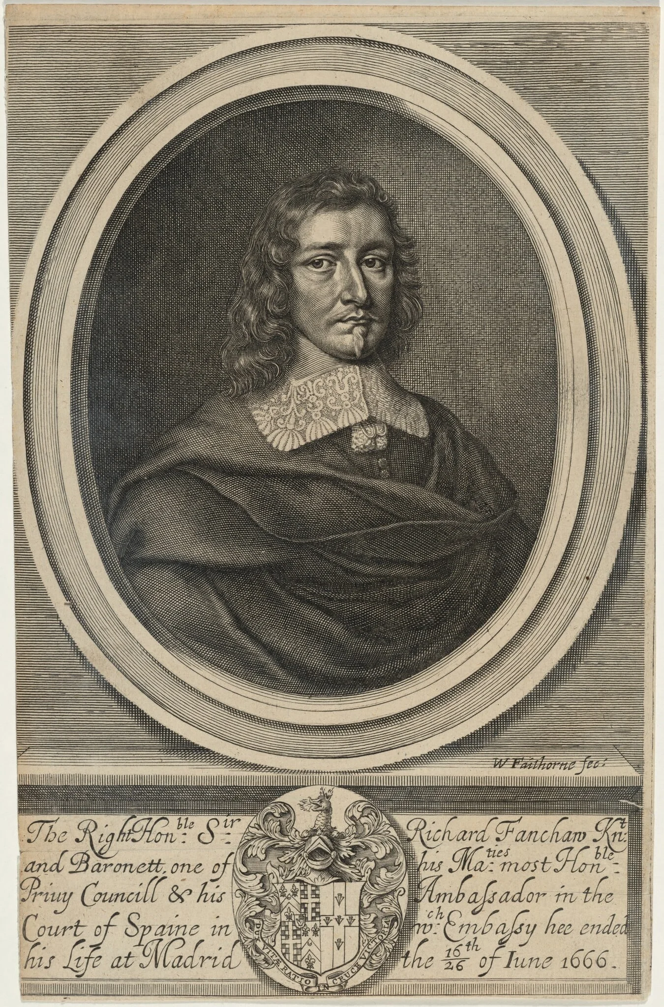 Sir Richard Fanshaw, Bart., detail