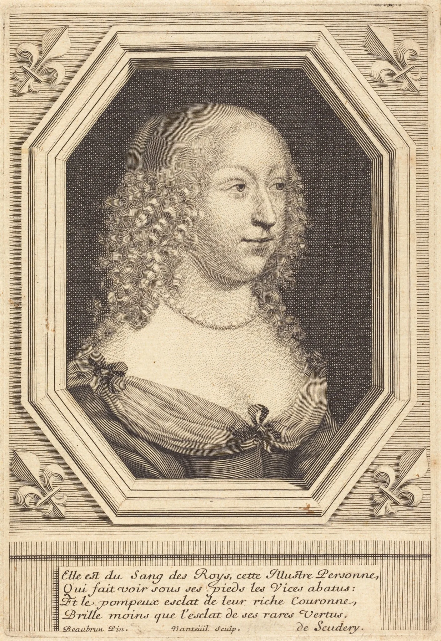 Marie d'Orléans-Longueville, Duchesse de Nemours, detail