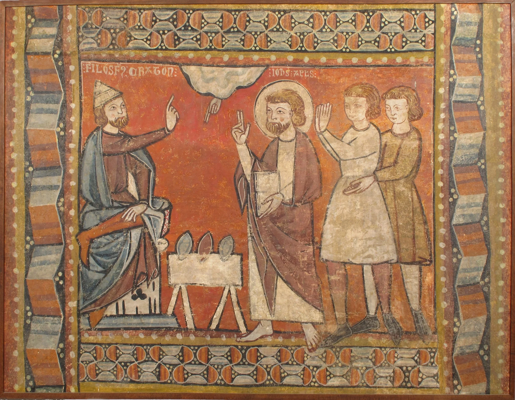 Fresco with Miracle of the Jewels, detail