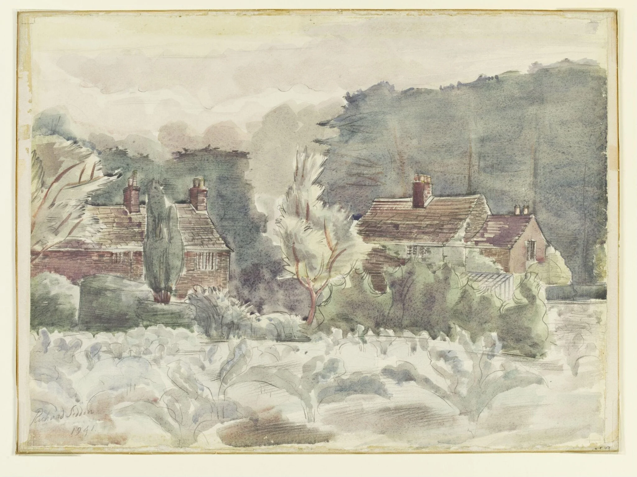 Cottages at Norton, No.5, detail