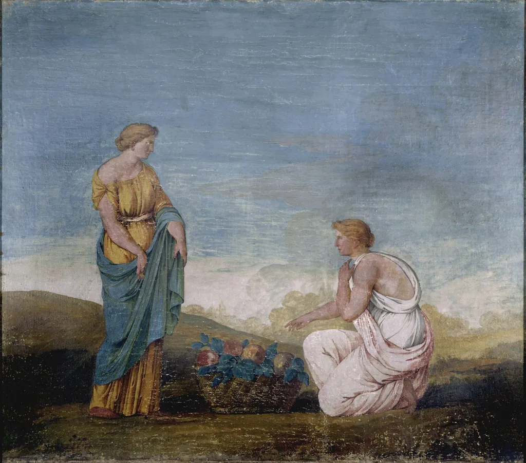 Decorative painting for Kedleston Hall, by Agostino Brunias, paint, 1761