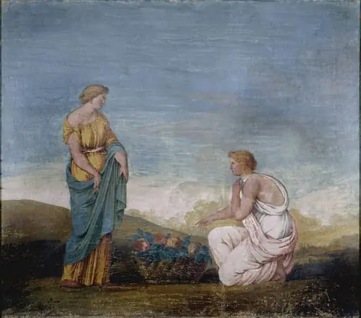 Decorative painting for Kedleston Hall, by Agostino Brunias, paint, 1761