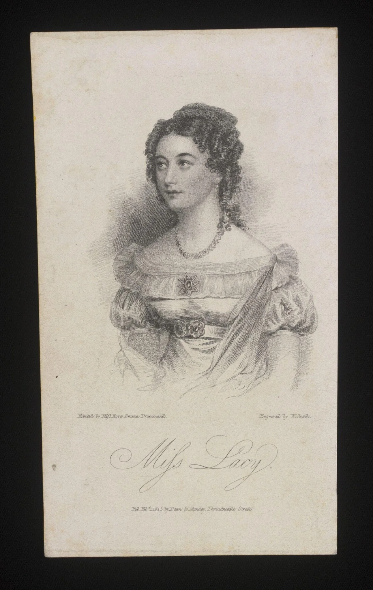 Miss Lacy, detail