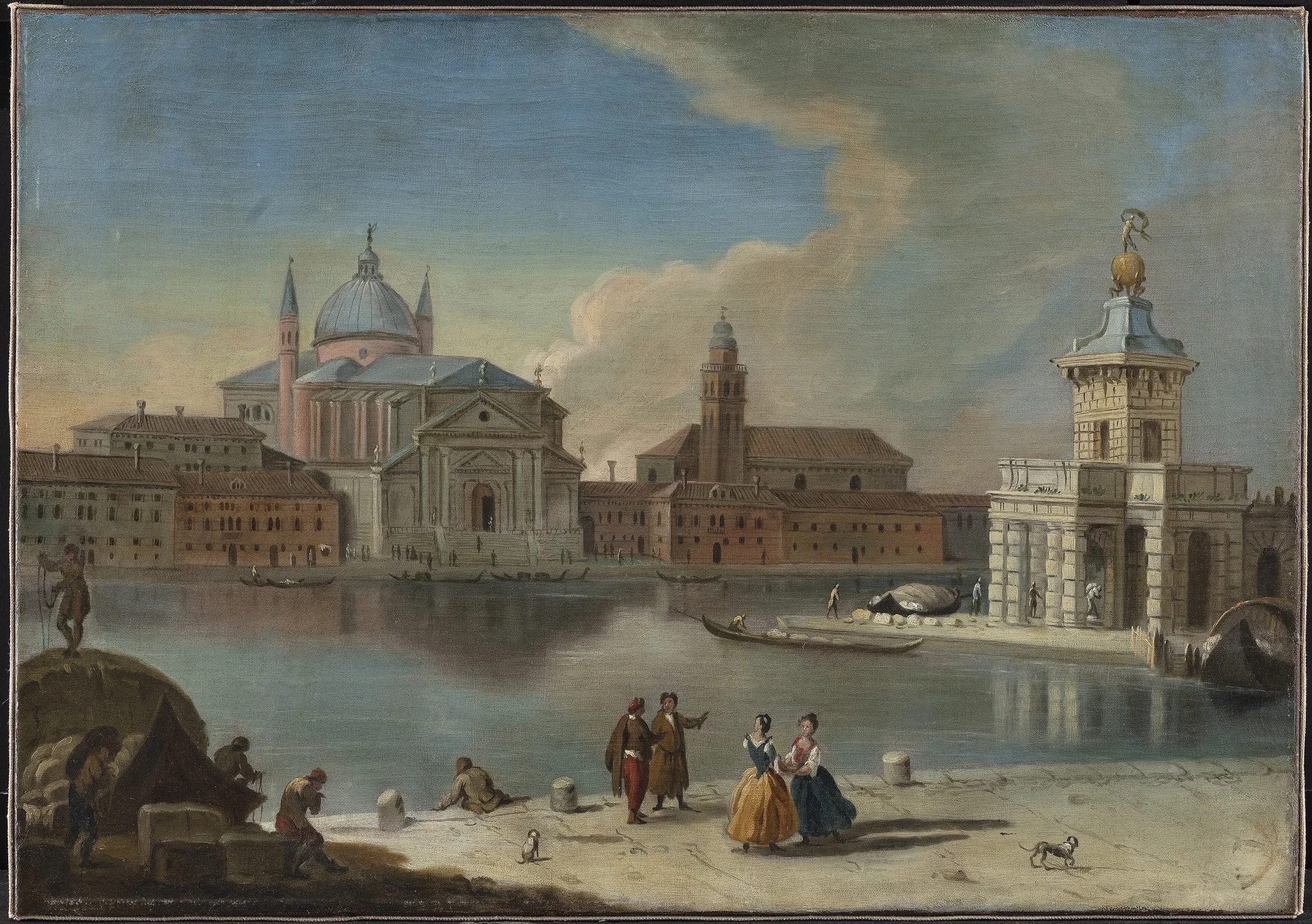 La Dogana i Venezia, detail