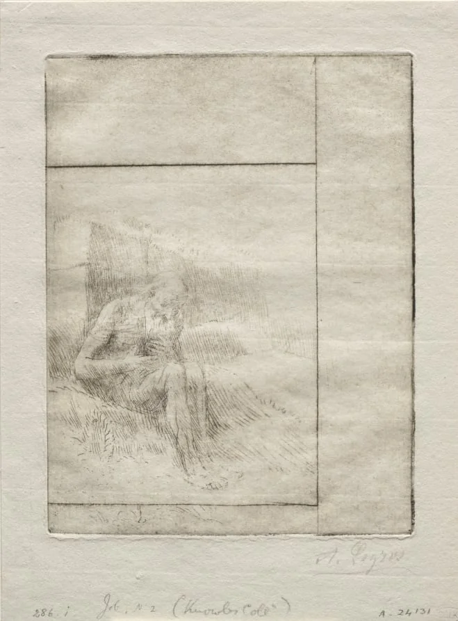 Job (2nd Plate), detail