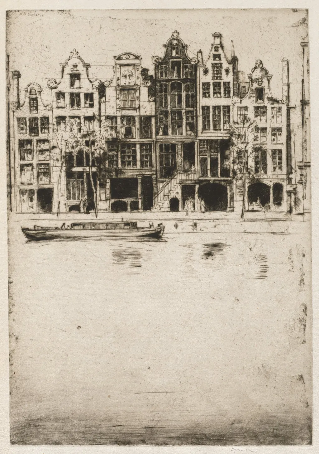 Souvenir d'Amsterdam, by David Young Cameron, 1915
