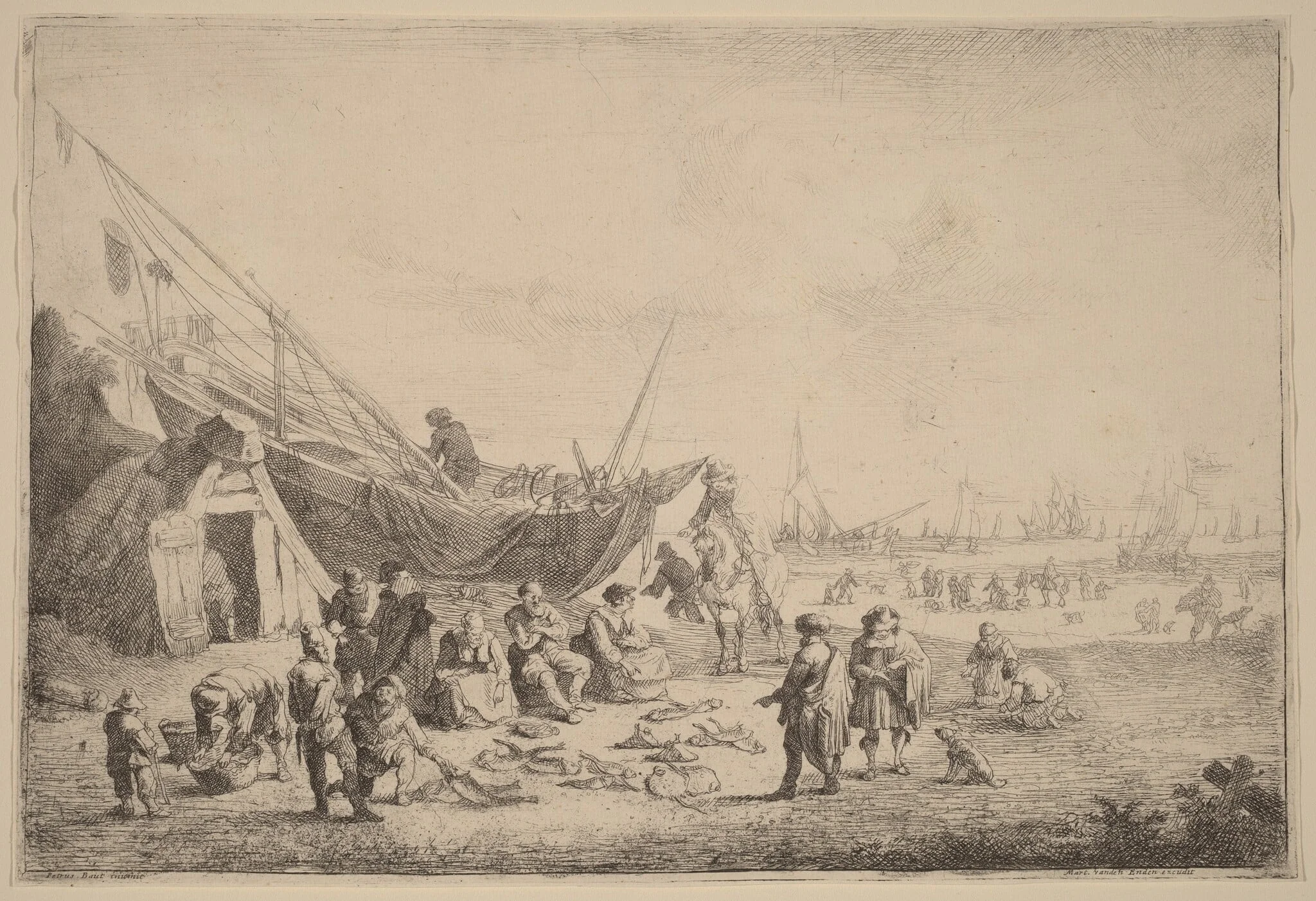 The Fishmongers, detail