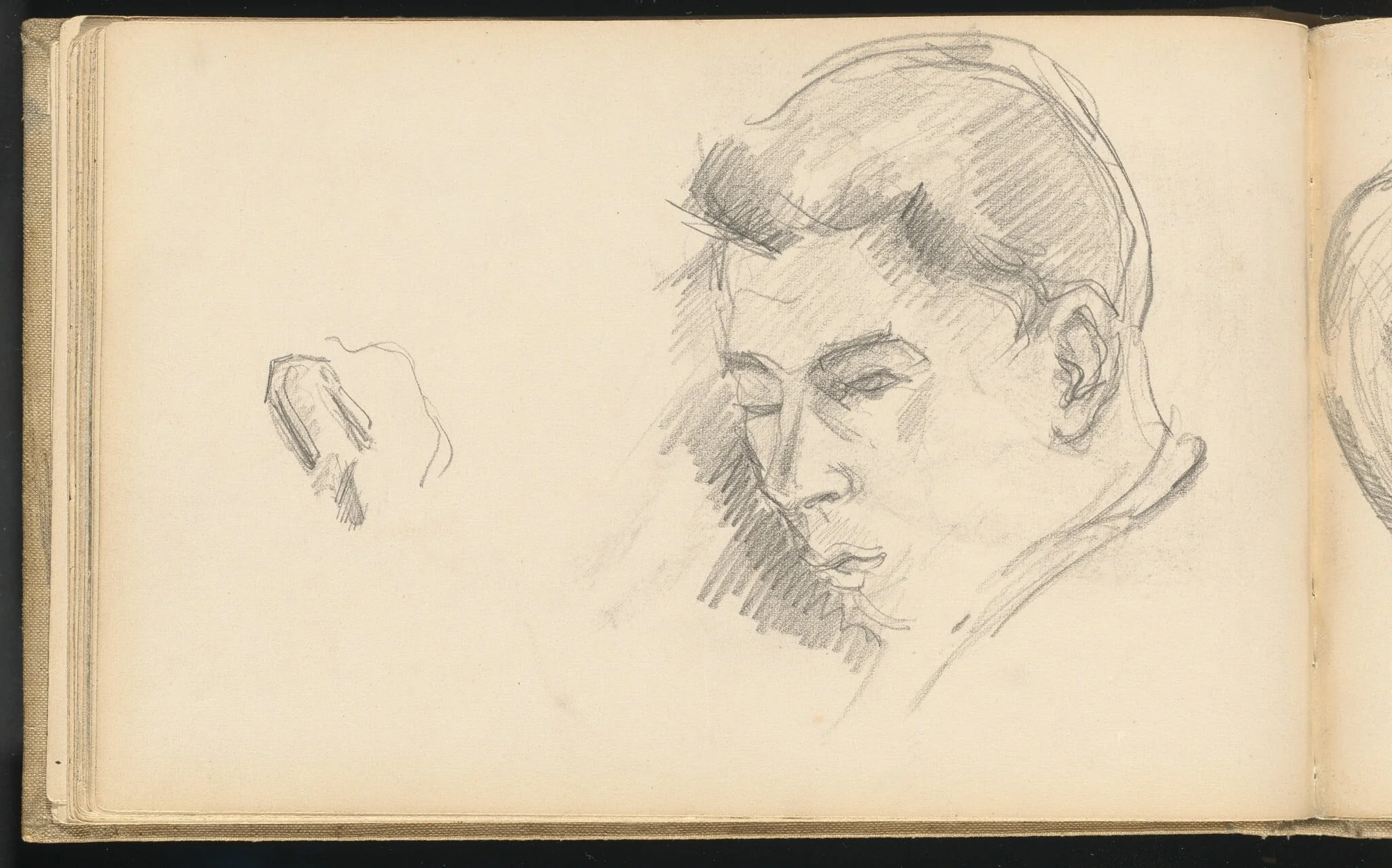 Head of a Boy, detail