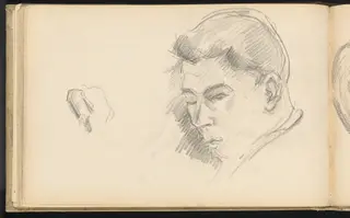 Head of a Boy, by Paul Cézanne, graphite, 1888