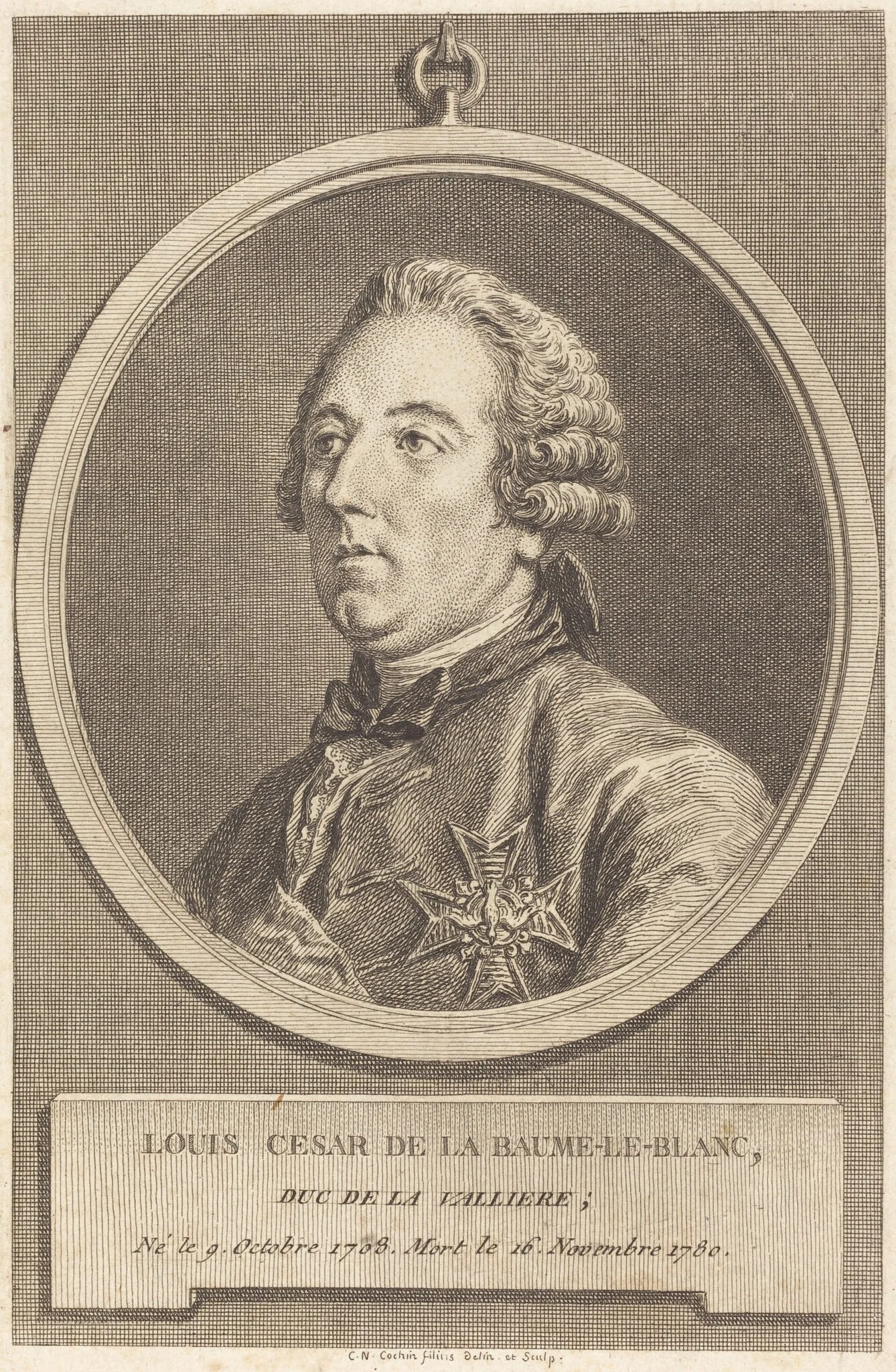 Louis Cesar de La Baume-le-Blanc, detail