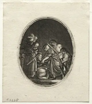 The Beheading of Saint John the Baptist, by Hendrik Goudt, 1610