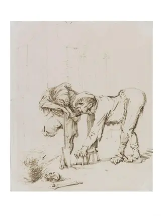 Gravediggers, by Daniel Maclise, 1825