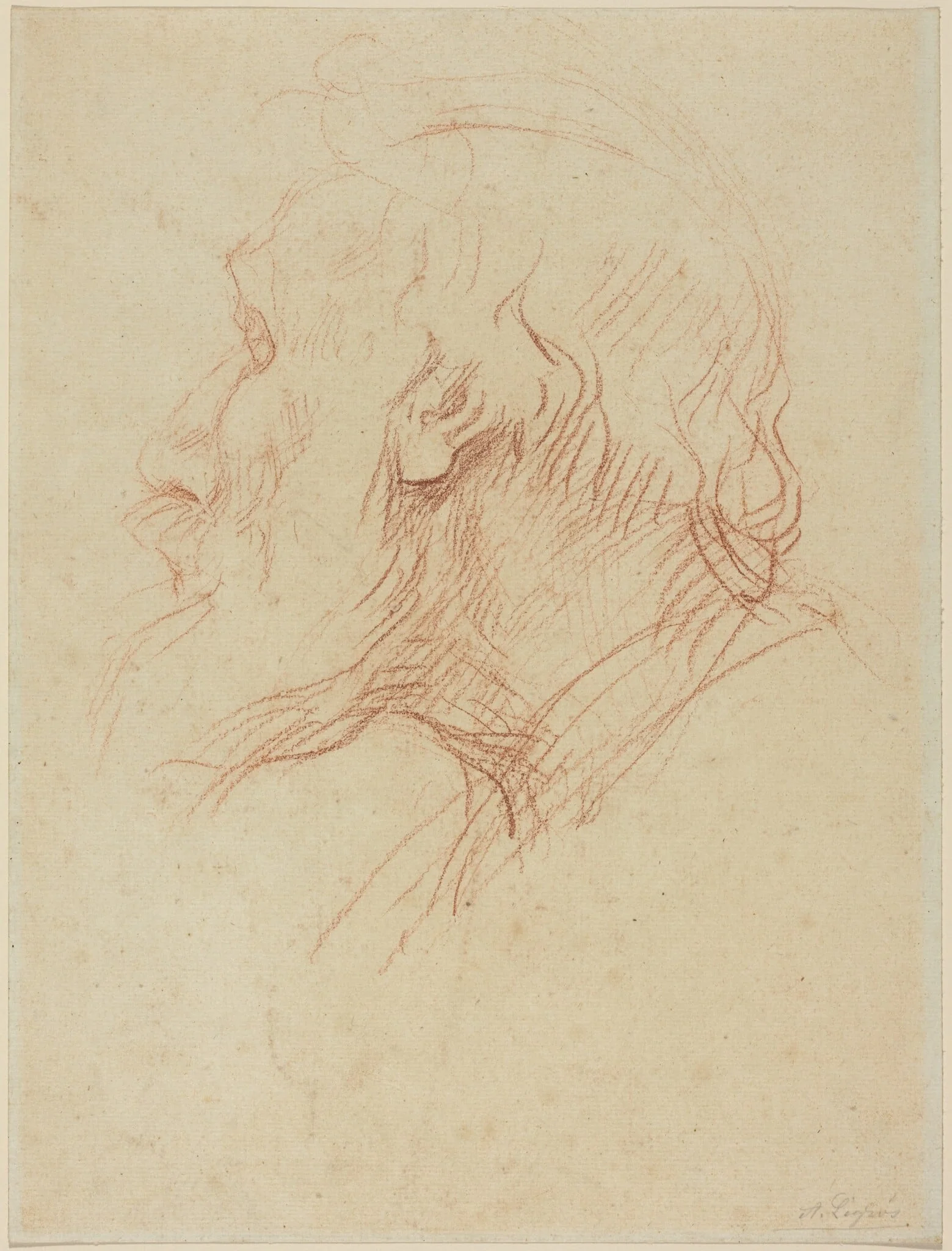 Study of a Beggar, detail