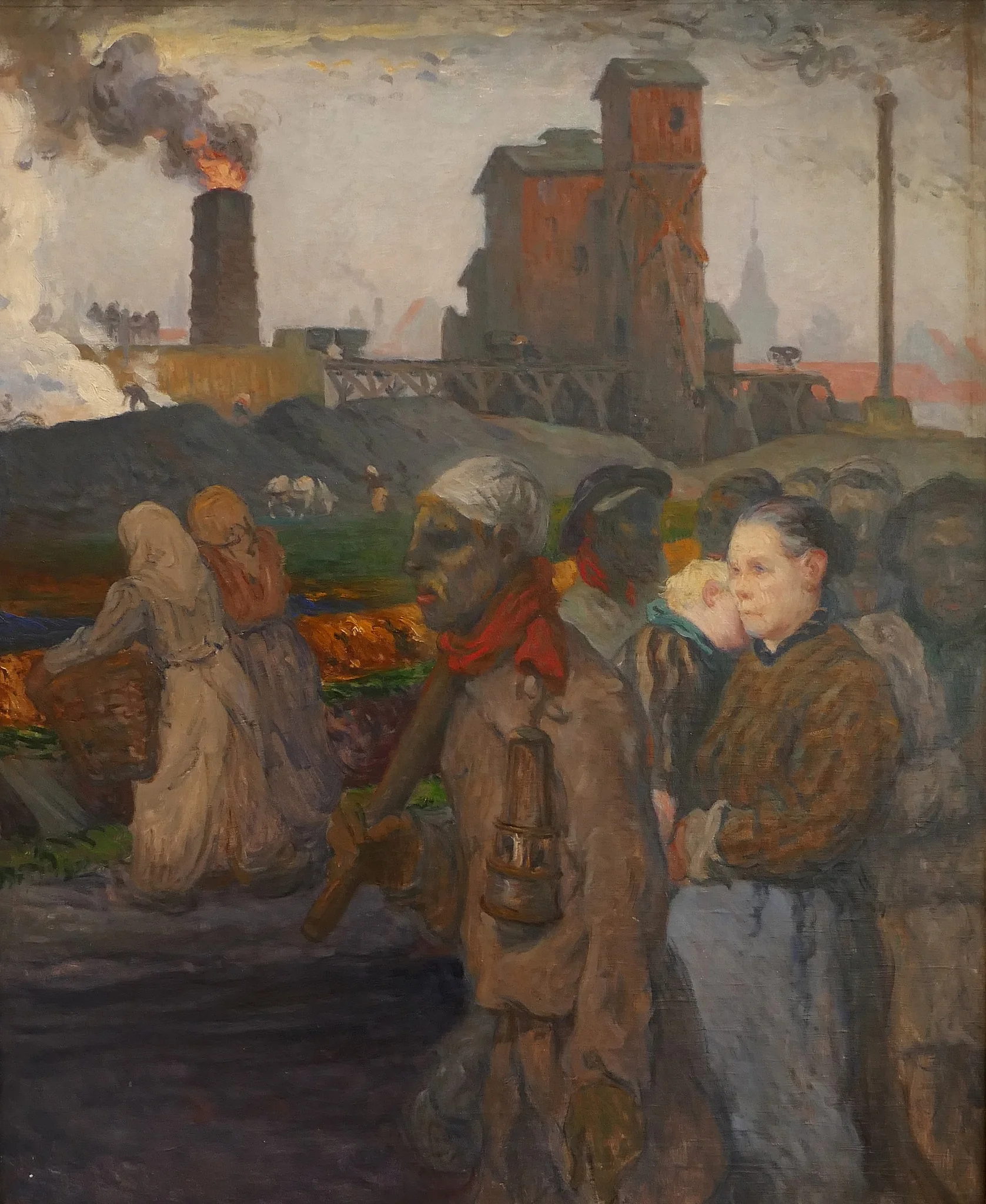 The Miners, detail