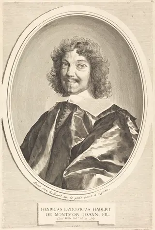 Henri-Louis Habert de Montmor, by Claude Mellan, ink, 1640