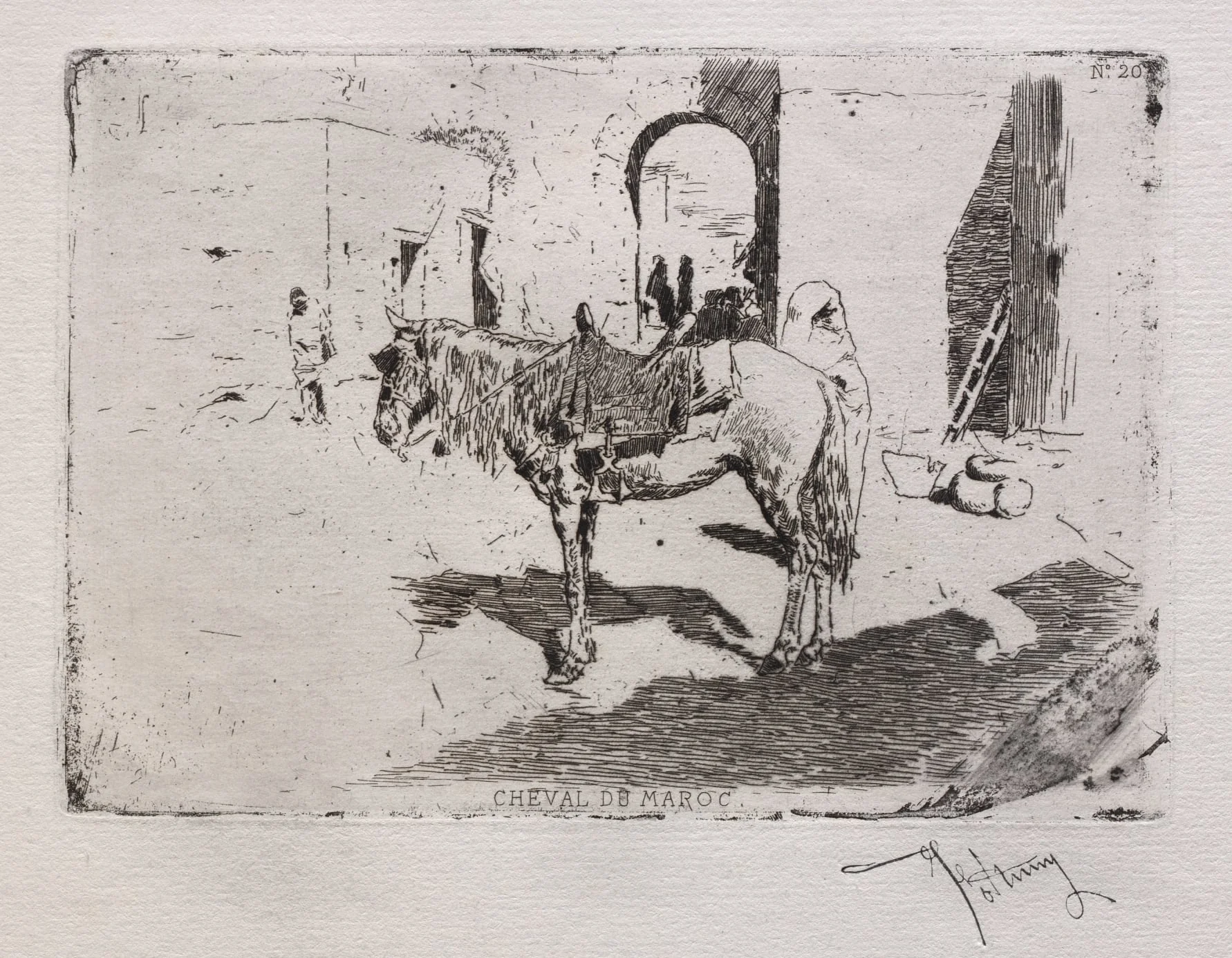 Moroccan Horse, detail