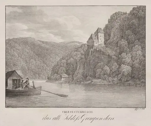 Nieder-oesterreich, Das Alte Schloss Grempenstein, by Jakob Alt, 1839