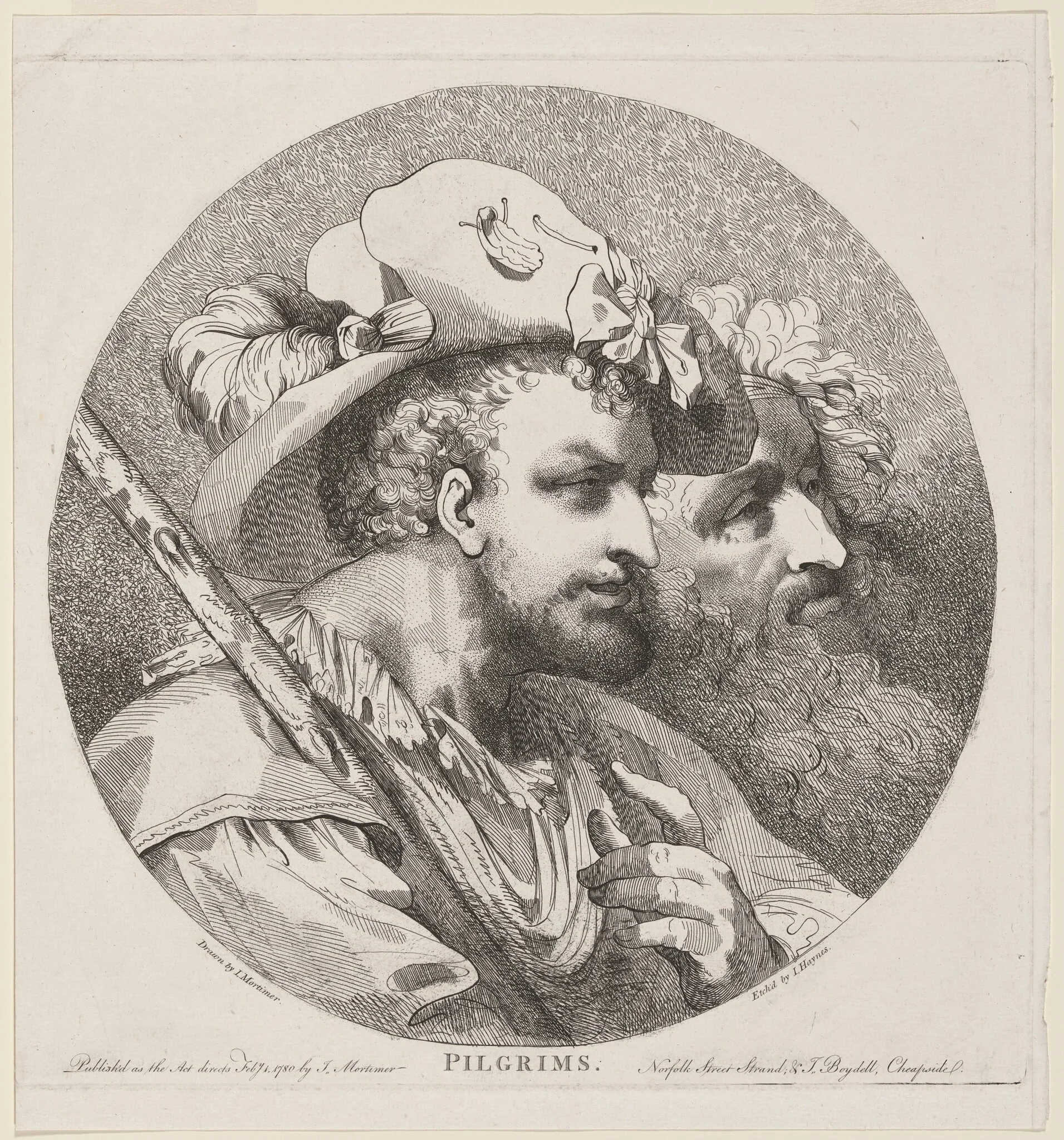 Pilgrims, detail