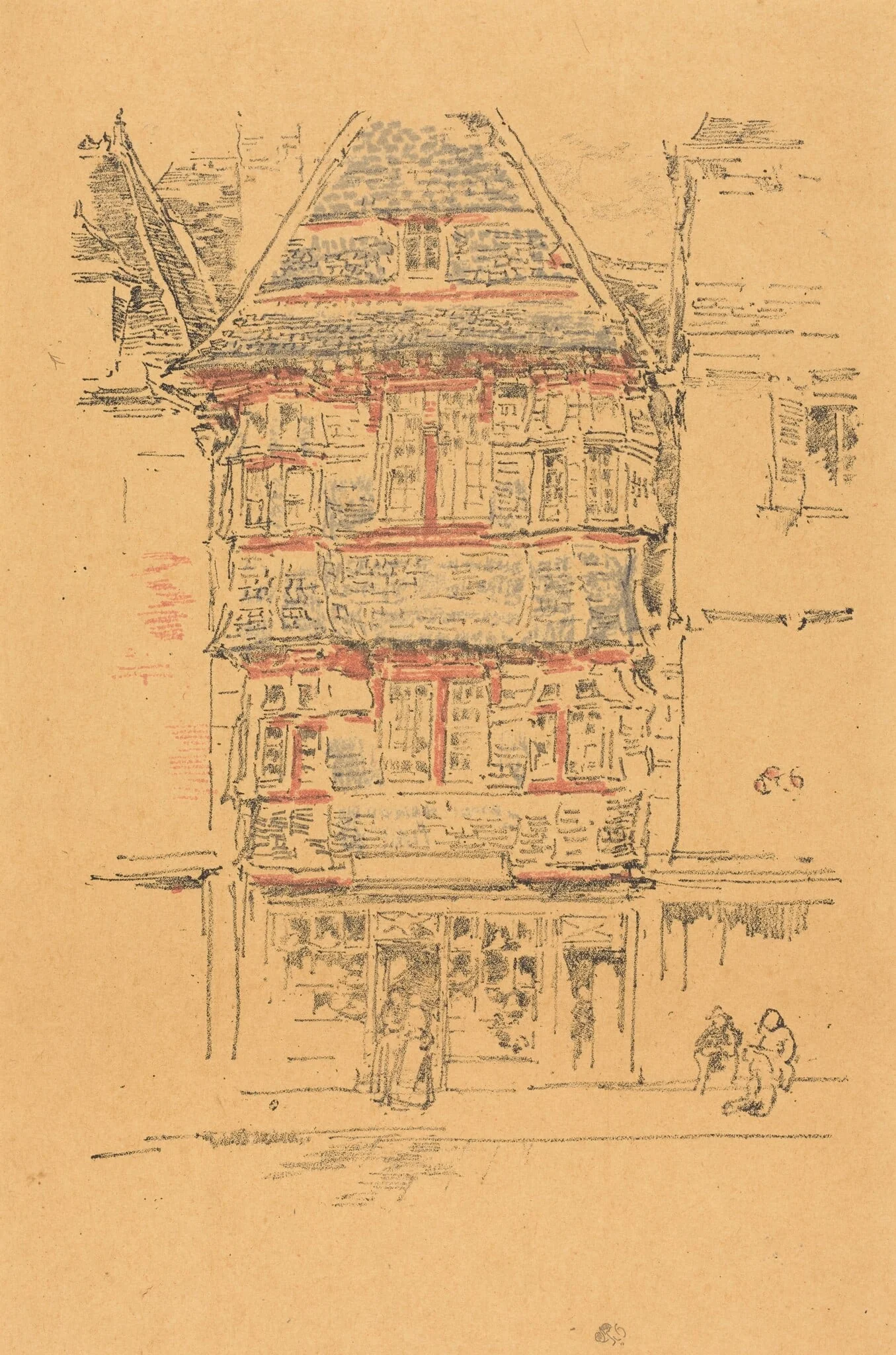 Red House, Paimpol, detail