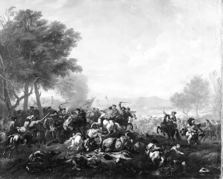 A Battle, detail