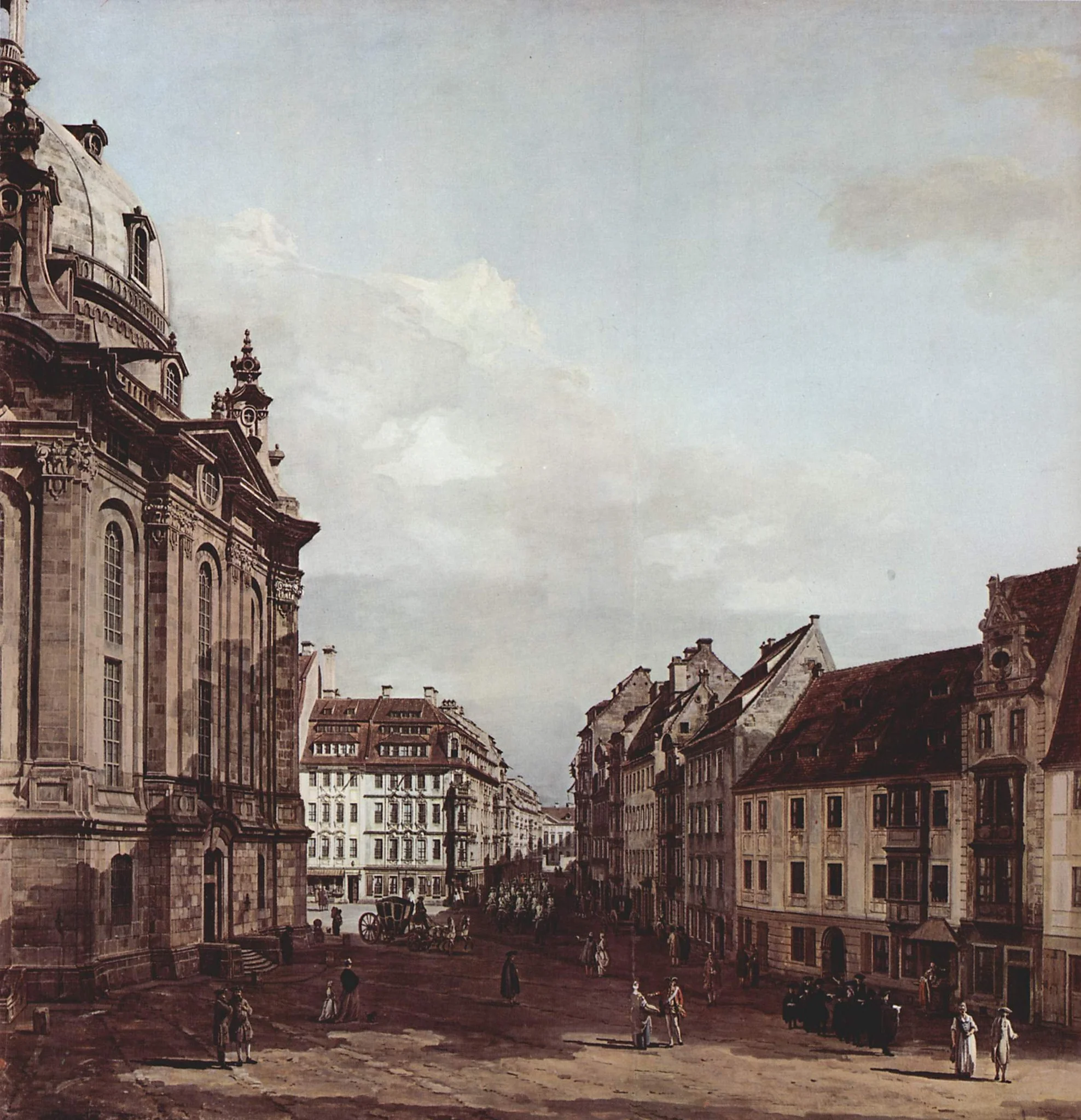The Frauenkirche in Dresden, detail