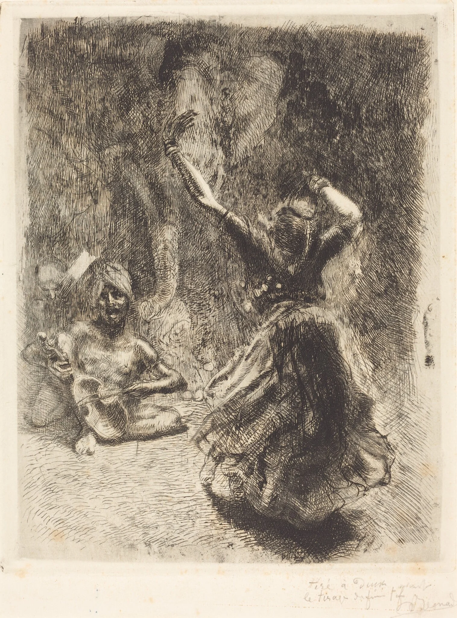 The Dancer of Tanjore (La bayadère de Tanjore), detail