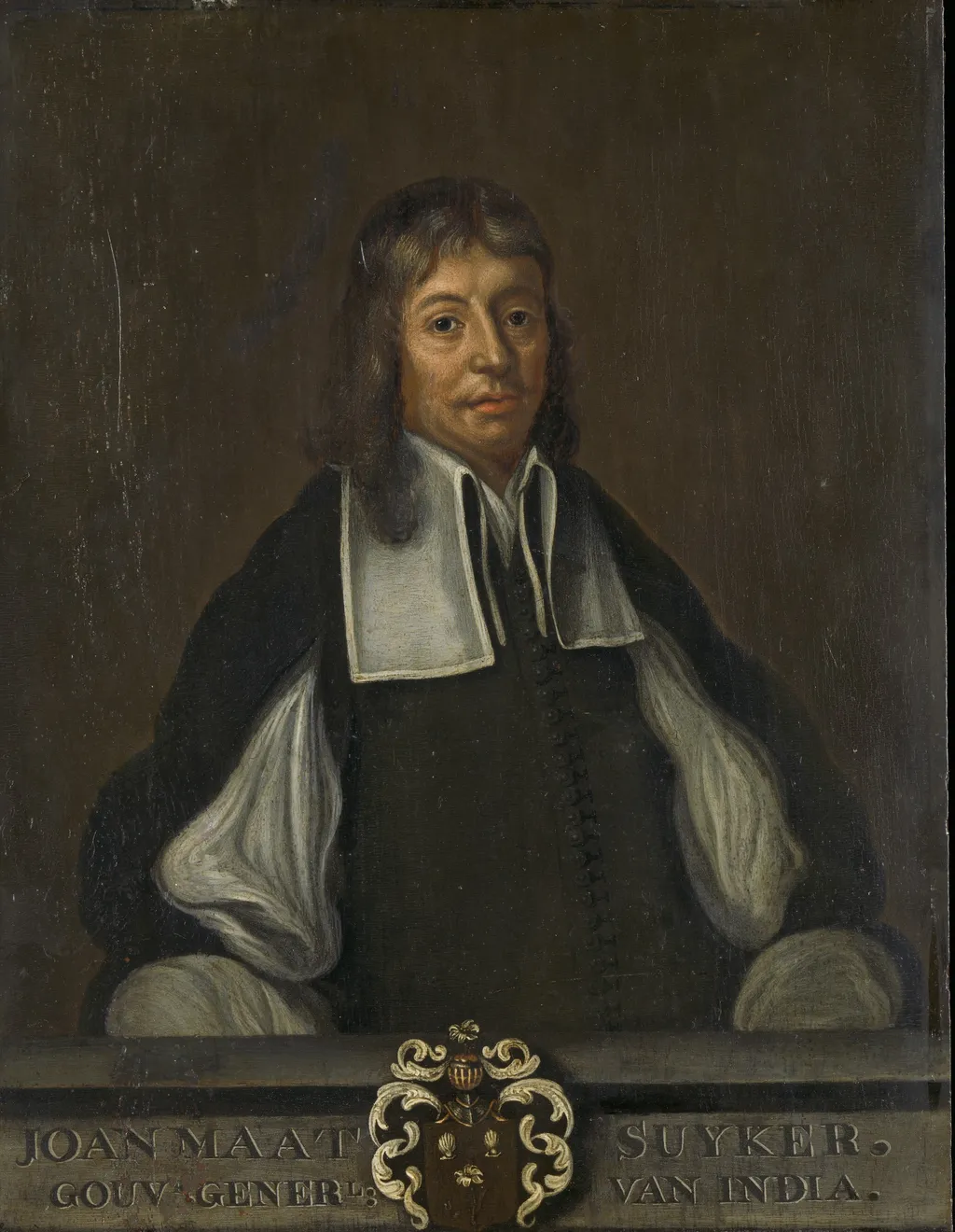 Portrait of Joan Maetsuyker (1606-78), Governor general (1653-78), by Jacob Jansz. Coeman, oil
