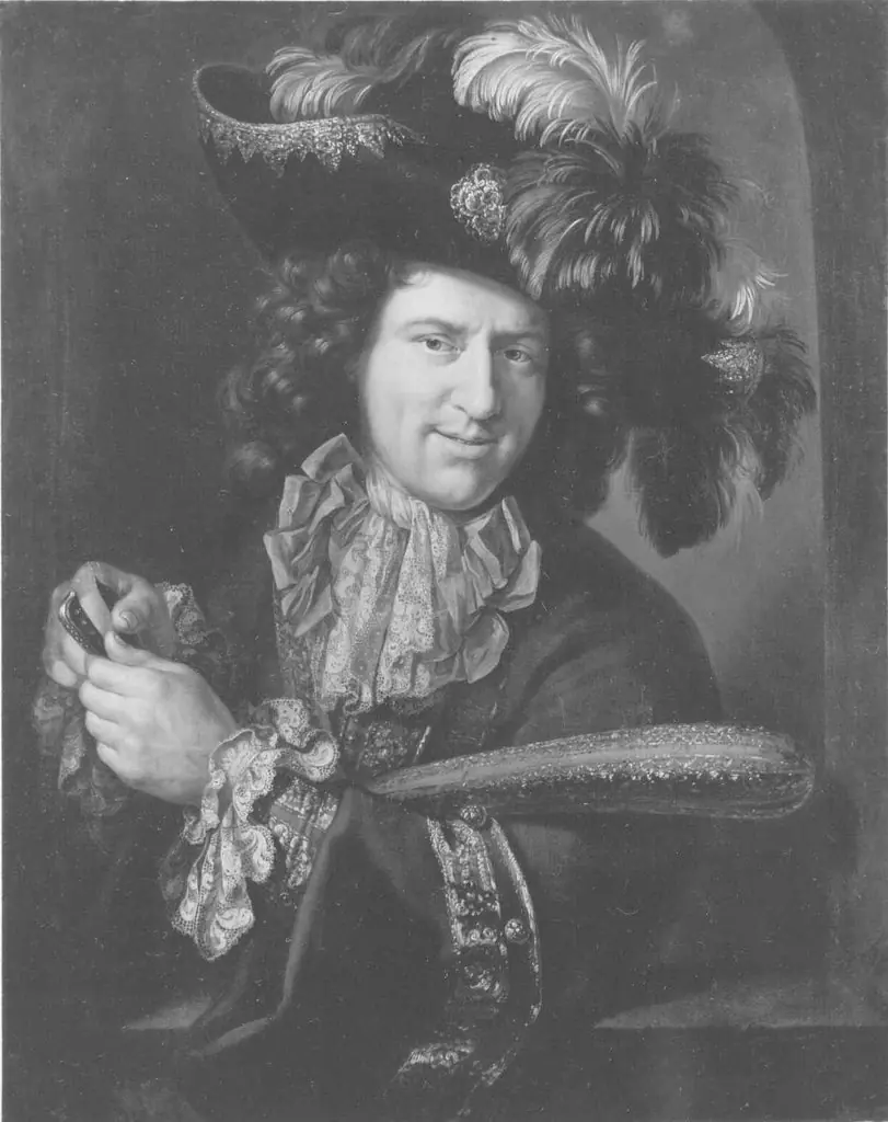 Jester of Charles III Philip Elector Palatine, by Johann Philipp von der Schlichten, oil, 1710
