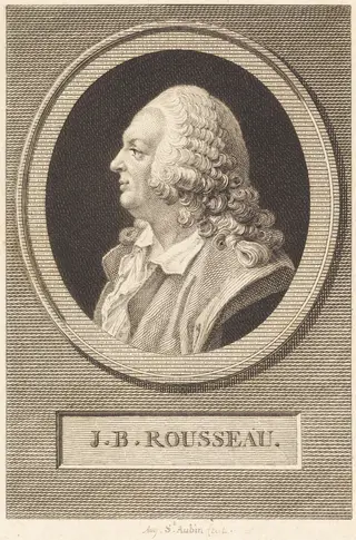 Jean-Baptiste Rousseau, by Augustin de Saint-Aubin, ink, 1802