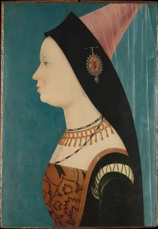 Mary of Burgundy, by Master H.A. or A.H., oil, 1528