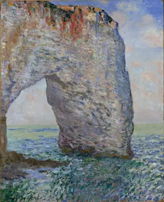 The Manneporte near Étretat, by Claude Monet, oil, 1894