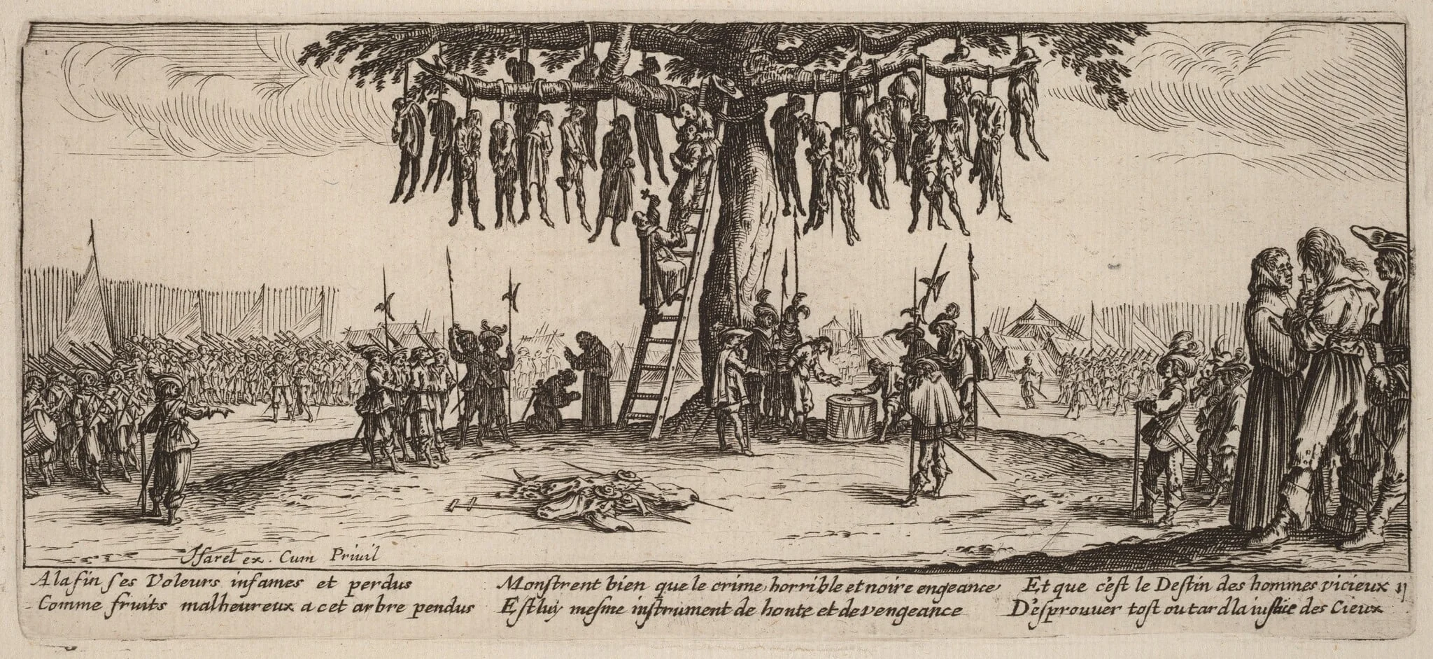 The Hanging, detail