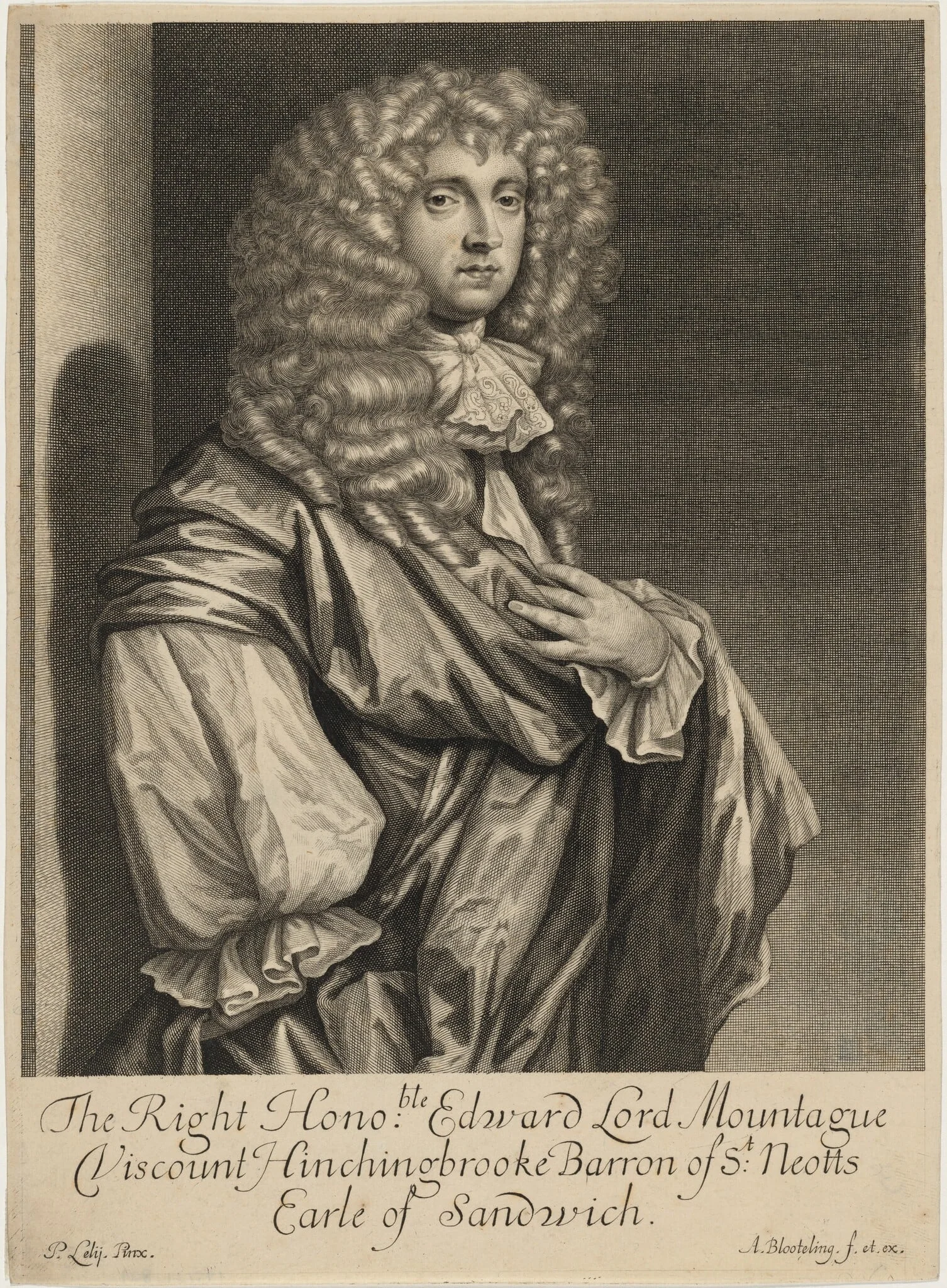 Edward Montagu, Second Earl of Sandwich, detail