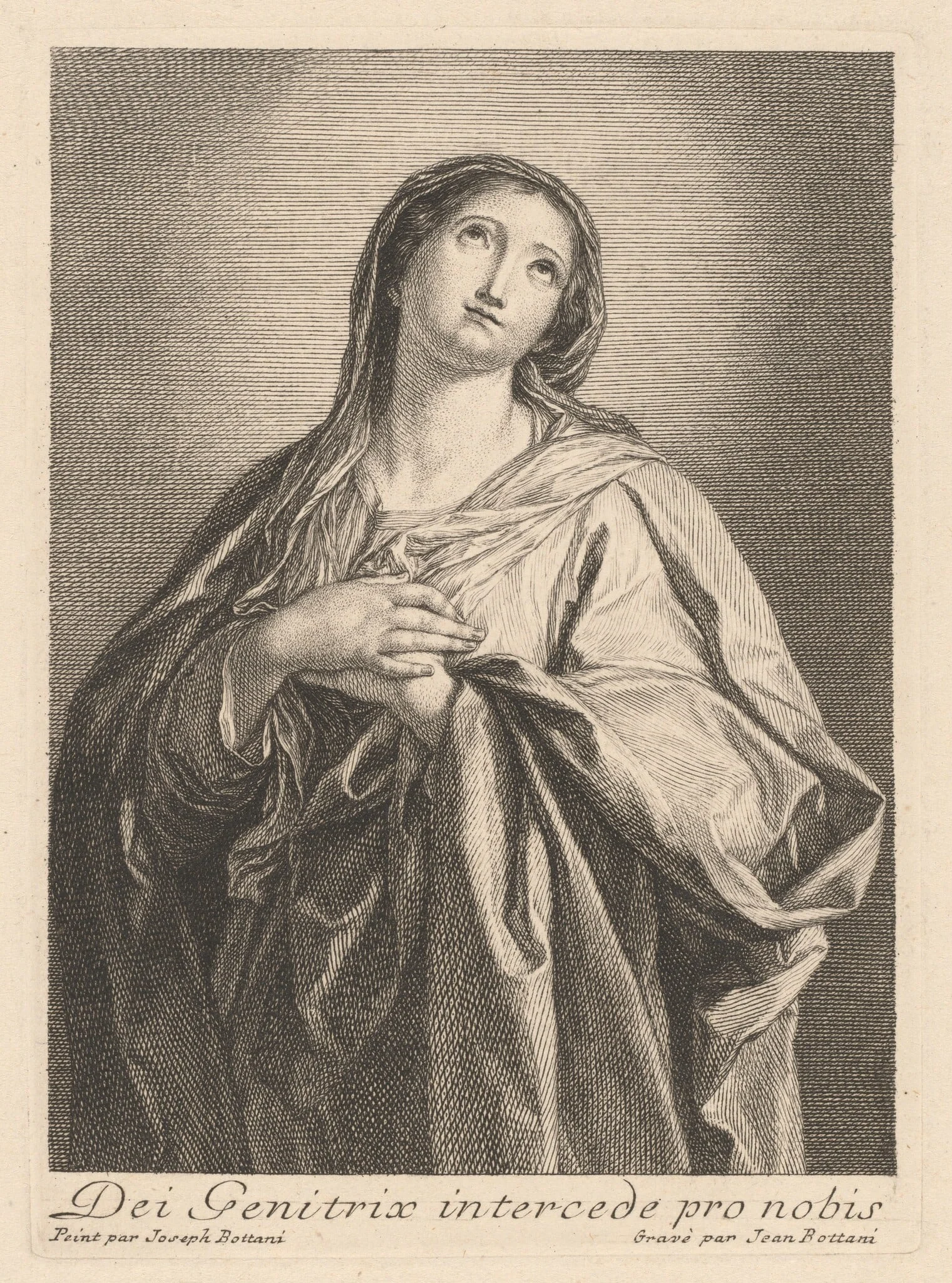 The Virgin, detail