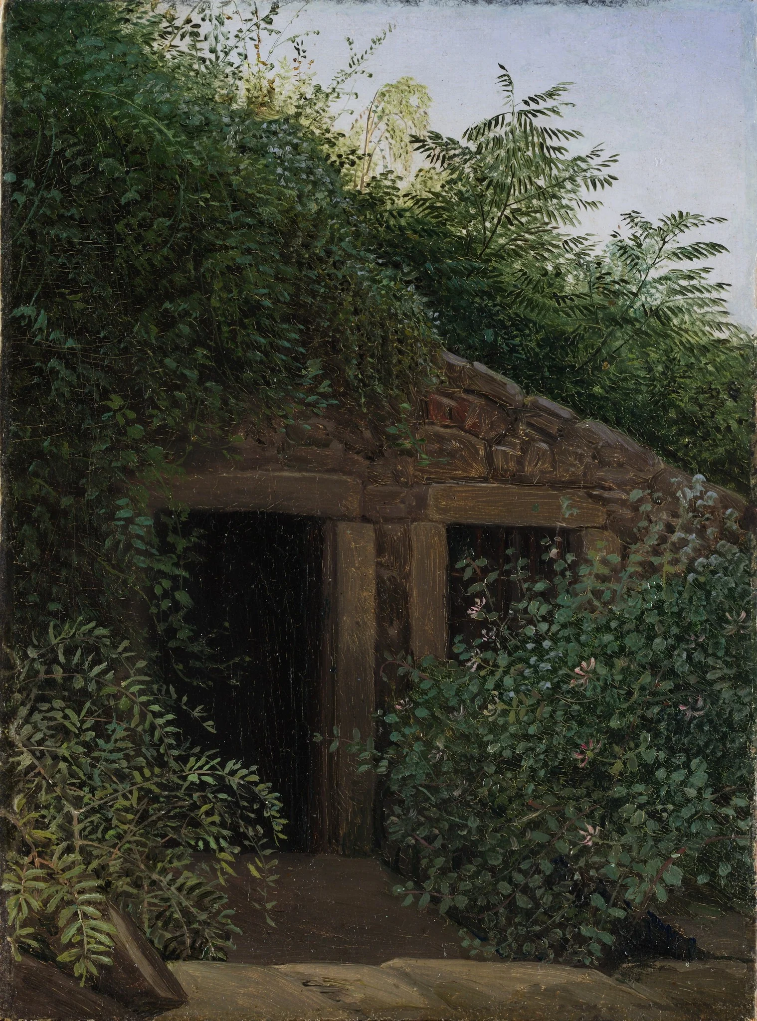 An Overgrown Mineshaft, detail